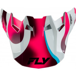 Visière FLY RACING Formula CC Vibe - blanc/rose/bleu - Dr Rider