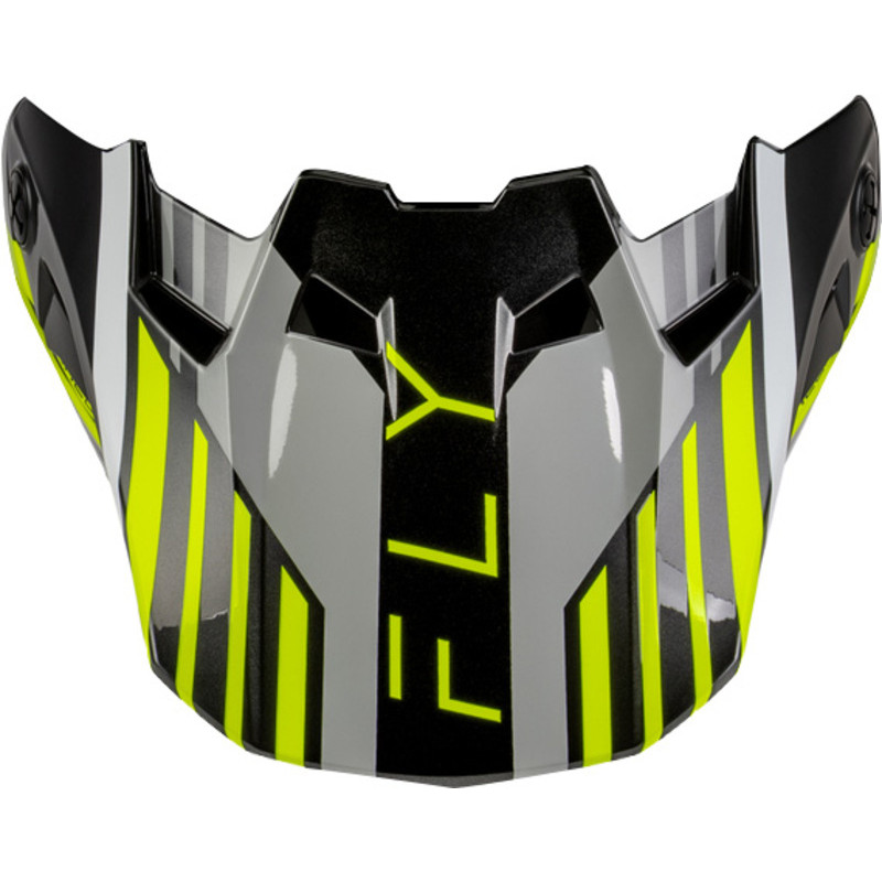 Visière FLY RACING Formula CC Strike - gris/noir/Hi-Vis - Dr Rider