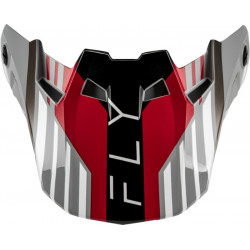 Visière FLY RACING Formula CC Strike - gris/rouge/noir/blanc - Dr Rider