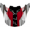 Visière FLY RACING Formula CC Strike - gris/rouge/noir/blanc - Dr Rider