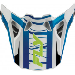 Visière FLY RACING Formula CP Charge - blanc/bleu/noir - Dr Rider