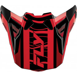 Visière FLY RACING Formula CP Charge - noir/rouge - Dr Rider