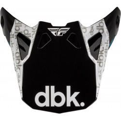 Visière FLY RACING Formula CP DBK - noir/blanc/gris - Dr Rider