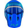 Casque enfant FLY RACING Kinetic Scrap - bleu/Light Blue/gris - Dr Rider