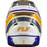 Casque enfant FLY RACING Kinetic Scrap - blanc/Orange/bleu/gris - Dr Rider
