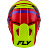 Casque enfant FLY RACING Kinetic Scrap - rouge/Hi-Vis/violet/noir - Dr Rider