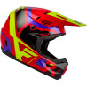 Casque enfant FLY RACING Kinetic Scrap - rouge/Hi-Vis/violet/noir - Dr Rider