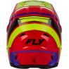 Casque enfant FLY RACING Kinetic Scrap - rouge/Hi-Vis/violet/noir - Dr Rider