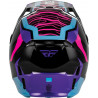 Casque enfant FLY RACING Formula CP Charge - noir/violet/rose/bleu - Dr Rider