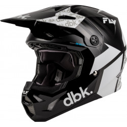 Casque enfant FLY RACING Formula CP DBK - noir/blanc/gris - Dr Rider