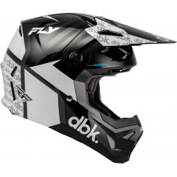 Casque enfant FLY RACING Formula CP DBK - noir/blanc/gris - Dr Rider