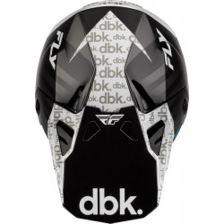 Casque enfant FLY RACING Formula CP DBK - noir/blanc/gris - Dr Rider