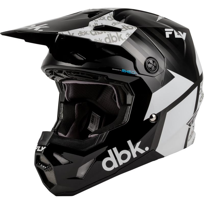 Casque FLY RACING Formula CP DBK - noir/blanc/gris - Dr Rider