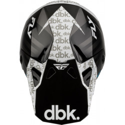 Casque FLY RACING Formula CP DBK - noir/blanc/gris - Dr Rider