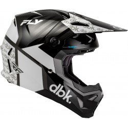 Casque FLY RACING Formula CP DBK - noir/blanc/gris - Dr Rider