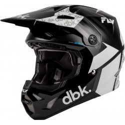 Casque FLY RACING Formula CP DBK - noir/blanc/gris - Dr Rider