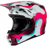 Casque FLY RACING Formula CC Vibe - blanc/rose/bleu - Dr Rider