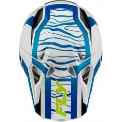 Casque FLY RACING Formula CP Charge - blanc/bleu/noir - Dr Rider