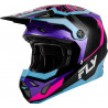 Casque FLY RACING Formula CP Charge - noir/violet/rose/bleu - Dr Rider
