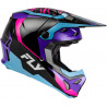 Casque FLY RACING Formula CP Charge - noir/violet/rose/bleu - Dr Rider