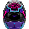 Casque FLY RACING Formula CP Charge - noir/violet/rose/bleu - Dr Rider