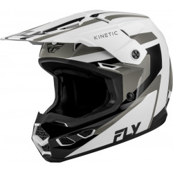 Casque FLY RACING Kinetic Sync - blanc/noir/gris - Dr Rider