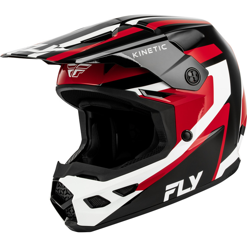 Casque FLY RACING Kinetic Sync - noir/rouge/blanc - Dr Rider