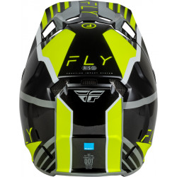 Casque FLY RACING Formula CC Strike - gris/noir/Hi-Vis - Dr Rider