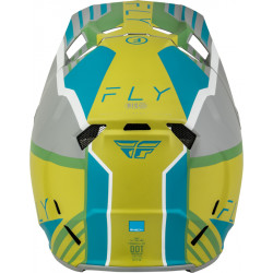 Casque FLY RACING Formula CC Strike - gris mat/Green/Teal - Dr Rider