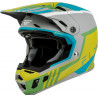 Casque FLY RACING Formula CC Strike - gris mat/Green/Teal - Dr Rider