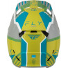 Casque FLY RACING Formula CC Strike - gris mat/Green/Teal - Dr Rider