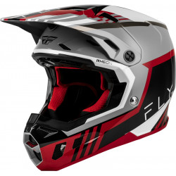 Casque FLY RACING Formula CC Strike - gris/rouge/noir/blanc - Dr Rider