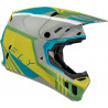 Casque FLY RACING Formula CC Strike - gris mat/Green/Teal - Dr Rider