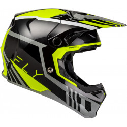 Casque FLY RACING Formula CC Strike - gris/noir/Hi-Vis - Dr Rider