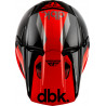 Casque FLY RACING Kinetic DBK 27 - noir/rouge/gris - Dr Rider