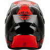 Casque FLY RACING Kinetic DBK 27 - noir/rouge/gris - Dr Rider