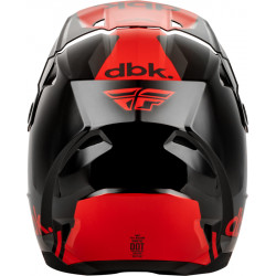 Casque FLY RACING Kinetic DBK 27 - noir/rouge/gris - Dr Rider
