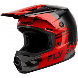 Casque FLY RACING Kinetic DBK 27 - noir/rouge/gris - Dr Rider