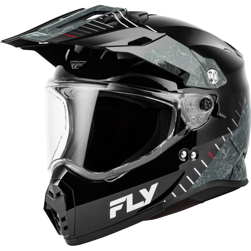 Casque FLY RACING Trekker - noir/gris - Dr Rider