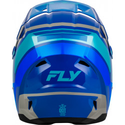 Casque enfant FLY RACING Kinetic Scrap - bleu/Light Blue/gris - Dr Rider