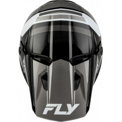 Casque enfant FLY RACING Kinetic Scrap - noir/blanc/gris - Dr Rider