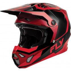 Casque enfant FLY RACING Formula CP Charge - noir/rouge - Dr Rider