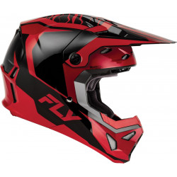 Casque enfant FLY RACING Formula CP Charge - noir/rouge - Dr Rider