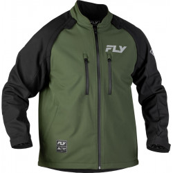 Veste FLY RACING Patrol Softshell - vert/noir - Dr Rider
