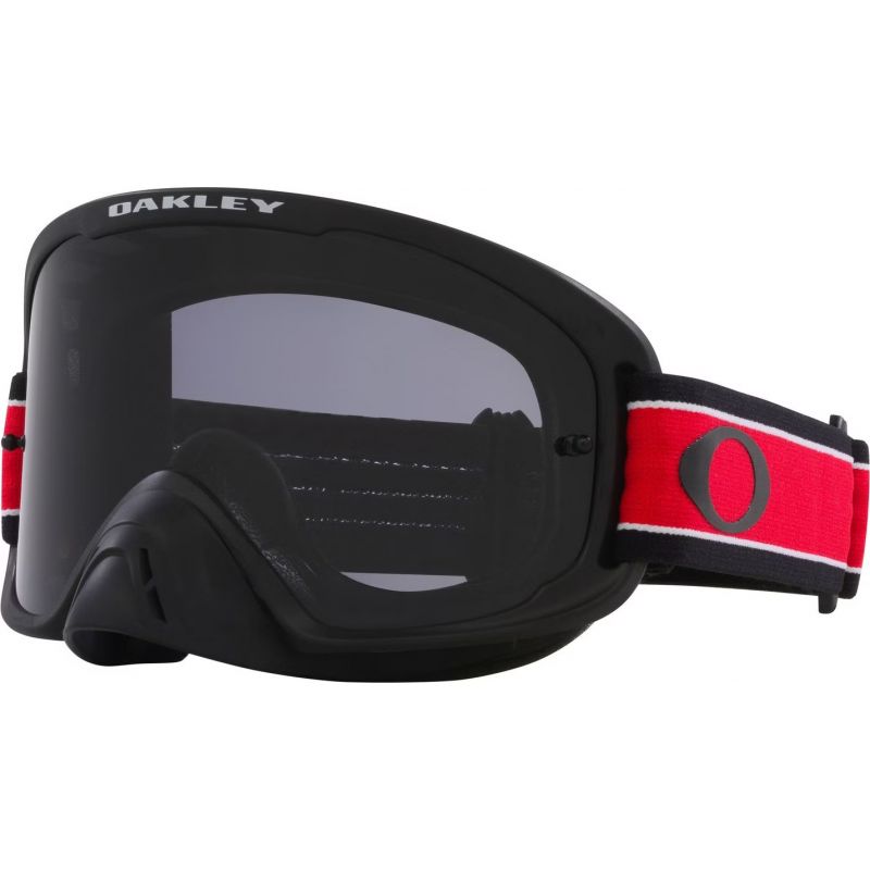 Masque cross Oakley O-Frame 2.0 PRO MX RED STRIPE - Écran gris foncé