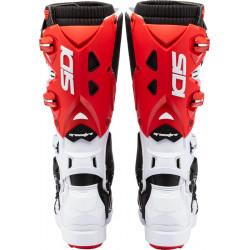Bottes SIDI Crossfire 3 SRS - blanc/noir/rouge | Dr Rider