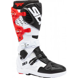 Bottes SIDI Crossfire 3 SRS - blanc/noir/rouge | Dr Rider