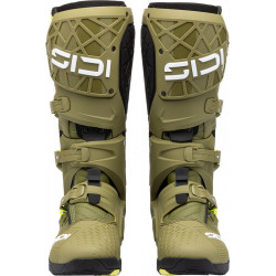 Bottes SIDI Crossair X - Olive Green/jaune fluo | Dr Rider