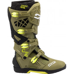 Bottes SIDI Crossair X - Olive Green/jaune fluo | Dr Rider
