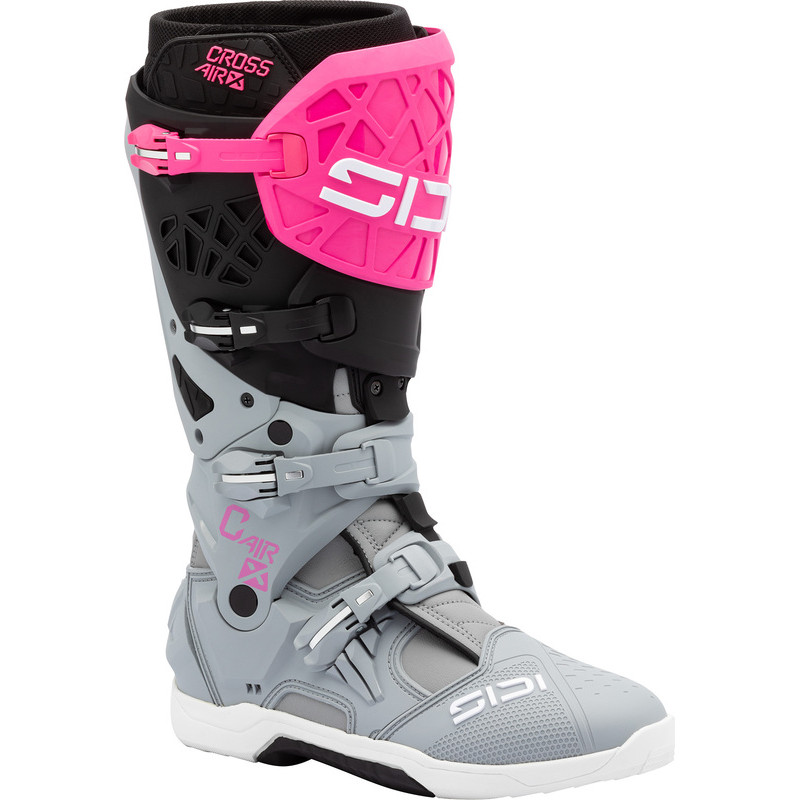 Bottes SIDI Crossair X - gris/rose fluo | Dr Rider